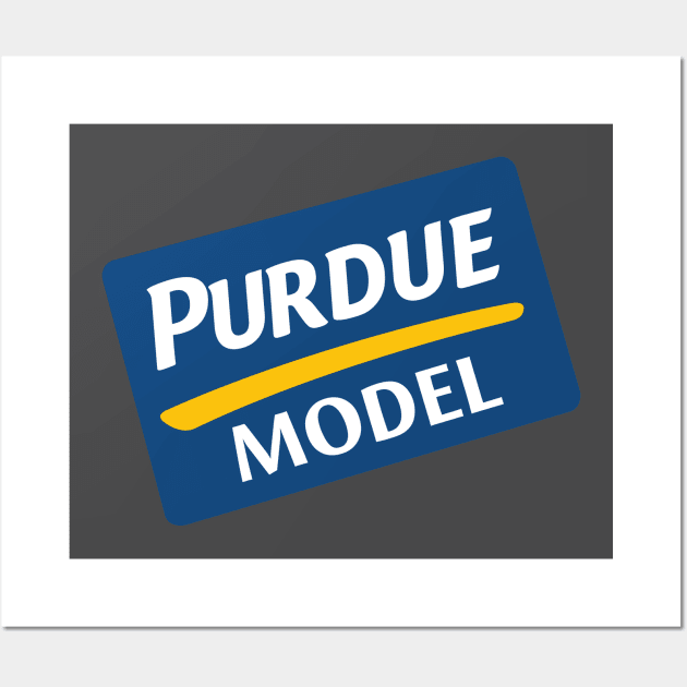 Purdue Model Wall Art by BinaryBrewWorks